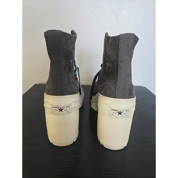 Converse Chuck Taylor All Star Platform Heel Boots Nubuck leather women size 8.5 - Picture 6 of 11
